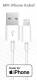Synergy 21 Consumer USB Cable Lightning MFI i Phone Cable white *ALLTRAVEL*