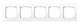 515525 Merten M-PLAN frame 5x active white, glossy
