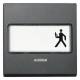 Merten 434614 rocker with label + control window anthracite system M