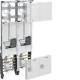 Hager ZK3L2Z Komplettfeld universZ 2ZP 3-Pkt. mit ZSK 1050x500mm 2-feld.Ausf.