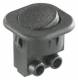Bachmann 924.133 rocker switch series 8014, non-illuminated switch 1 pole