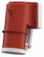 Mennekes 400 16A5P 6HV Aufbaustecker IP44 mit Klappdeckel