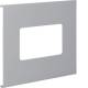 Hager L91927030 Blende 2fach R7 für UP Einbau mit Rahmen PVC FB OT190 steingrau