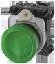 Siemens 3SU11036AA401AA0 3SU1103-6AA40-1AA0 Leuchtmelder 22 mm rund Kupplung grün Linse glatt AC 110 V