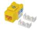 INTELLINET 210584 Cat6 UTP modular jack, Yellow