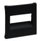 Legrand 765354 SEANO Abdeckung RJ45 für 1- und 2-fach Datendosen Schwarz lackiert