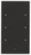 Berker 75143835 glass sensor 3x m., Bus coupler sensor TS black glass