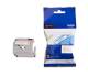 Brother MK-232BZ Thermal Label - 12 mm Width x 8 m Length - Rectangle - White - Plastic