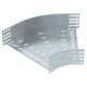 OBO Bettermann 6036336 RB 45 140 FT Bogen 45° für Kabelrinne horizontal