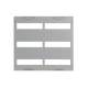 Striebel + John 2CPX062842R9999 AS223 Abdeckung 450x500 mm mit Schlitz 