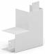 GGK 2751 flat angle FW for LFS 40x40 alpine white RAL9010