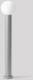 BEGA 77224AK3 Gartenleuchte silber 3000K