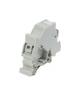 Dosen TP, DIN-Rail (Hutschiene), CAT6A, 1-fach, Keystone-Modul Slim-line/Short 3P, ABS (Slim), Synergy 21