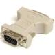StarTech.com DVI to VGA Cable Adapter - F/M - 1 x DVI-I Female Video - 1 x HD-15 Male VGA - Beige