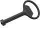 Hager MES-SDB5 Key for pin double barb 5 mm