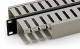 Triton 48,3 cm ( 19 inch )zbh. Cable management plate with 2x channel, 1U, light gray/gray