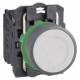 Schneider Electric XB5AA11C0 Schneider push button, complete, plastic, momentary, white, 22mm, 1S