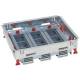 Legrand 088021 Gerätebox mit Teppichrand 18 Module horizontal