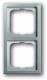 Busch Jaeger 2CKA001754A4318 BJ 1722-866K Rahmen 2-fach pur edelstahl