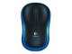 Logitech M185 Mouse - Optical - Wireless - 3 Button(s) - Blue - Radio Frequency - USB