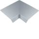 Hager AKBI4000701V Blind cover internal corner L800 mm 45° 100 mm overhang steel 400x70