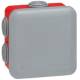 Legrand 092015 Plexo Abzweigdose 80x80x45 mm IP55 7 Vorpr. RAL7035/37/3000