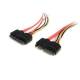 StarTech.com 12in 22 Pin SATA Power and Data Extension Cable - Serial ATA extension cable - 30.5 cm