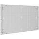 ABN FMSK23FN Media Montageplatte 2FB 3RE gelocht 494x310 mm (fest)