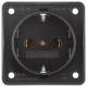 Berker 9418505 0 SCHUKO Integro egg, black, matt 0