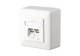 Metz Connect 130C380002-I E-DAT Cat.6A 2Port AP reinweiß Anschlussdose