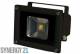 Synergy 21 LED Spot Outdoor Baustrahler 10W rot/schwarz V2