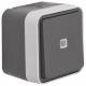 Berker 50763505 Taster Wechsler AP W.1 lichtgrau