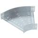 OBO Bettermann 6036338 RB 45 150 FT Bogen 45° für Kabelrinne horizontal