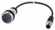 Moeller 185553 EATON C22-DL-B-K10-24-P1 illuminated pushbutton bl 24VAC/DC M12A 4p 0.2m 