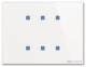 Busch Jaeger 2CKA006300A1618 BJ TB/U6.7.11-CG touch control element 6-way Busch-tacteo