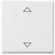 Busch Jaeger 2CKA001751A3098 BJ 1786JA/02-84 rocker solo studio white KNX