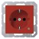 Jung A1520BFKORT SCHUKO socket with red function display