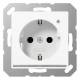 Jung A1520-OWWLNW SCHUKO-Steckdose mit LED-Licht