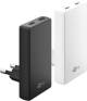 Goobay Multi Fast Charger 45 W USB-C PD GaN Dual-Schnellladegerät 90° Flat weiß - 2x USB-C-Anschlüsse (Power Delivery)