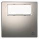 Merten MEG3365-6050 rocker with label labeling bell nickel metallic