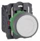 Schneider Electric XB5AA15C0 Schneider pushbutton, complete, plastic, momentary, white, 22mm, 1S