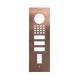 DoorBird front panel D1102FV fingerprint. Noble, bronze, underpu