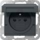 GIRA 448828 Steckdose Erdstift KD + SH Sys