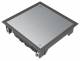 Hager VDQ06059005 Verschlussdeckel Q06 für 5mm Bodenbelag tiefschwarz