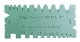 MIB Messzeuge 08084015 Komb.-Gewindestahllehre Flach.-Trapez.-Spitzgew. Typ 8370
