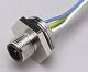 Ifm Electronic E11315 IFM Einbaustecker gerade M12 5p AC/DC M20-M12