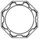 RADEMACHER 93600138 AM45-SW60 adapter/holder SW60/45 polybag