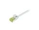Synergy 21 S217908 Patchkabel RJ45, CAT6A 500 MHz, 7,5 m, grau, S-STP(S/FTP), slimline rund d=4,5 mm, TPE/LSZH(Superflex), AWG28, mit CAT7 Rohkabel,