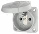 Mennekes 11110 Anbausteckdose 16A 2p.+E SCHUKO 230V grau