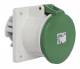 Walther-Werke 460410 Walther Anbaudose gerade 63A 4P >50-500V 100-300Hz 10h IP44 107x100mm